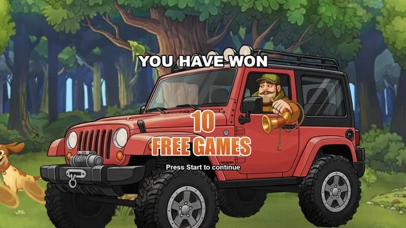 Hunt the Bucks - inicia Free Games com painel Booster e Hunter-Wild